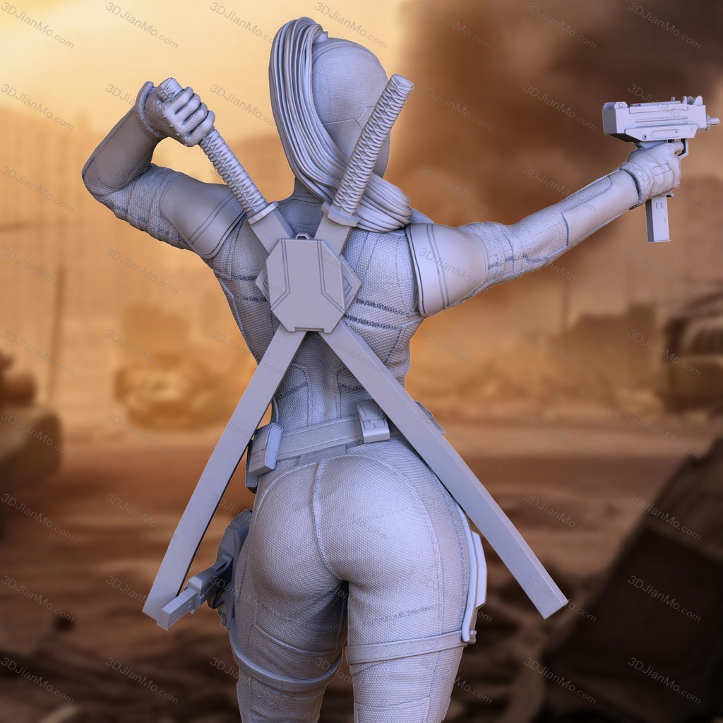 OXO3D 漫威 死侍女士