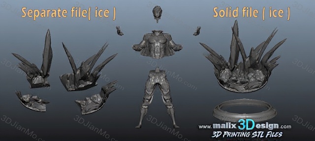 Sanix3d 漫威 冰人