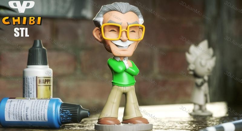 Chibi STL 漫威 斯坦·李