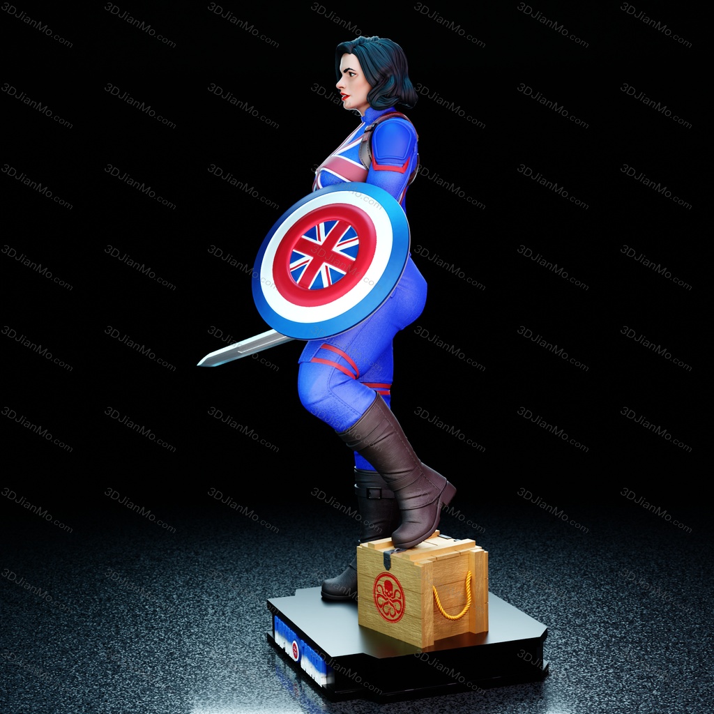 BrunoArt3D 漫威 卡特队长