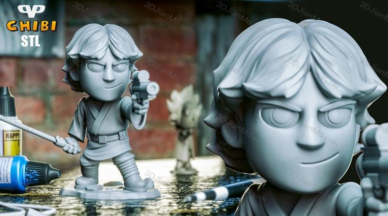 Chibi STL 星球大战 卢克·天行者
