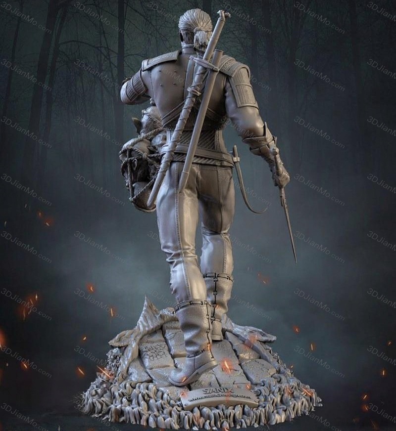 Sanix3d 猎魔人 杰洛特