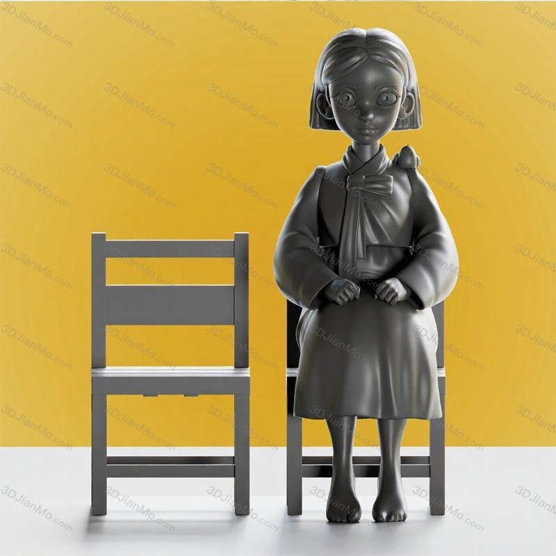 慰安妇阵亡将士纪念日女孩雕像