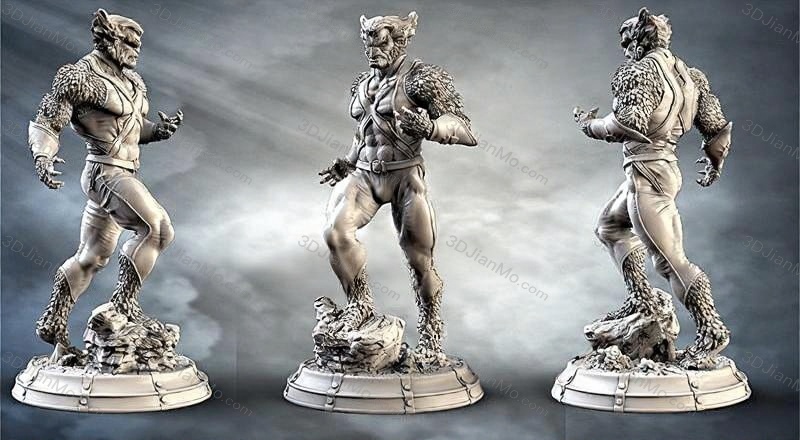 Sanix3d 漫威 X战警 野兽