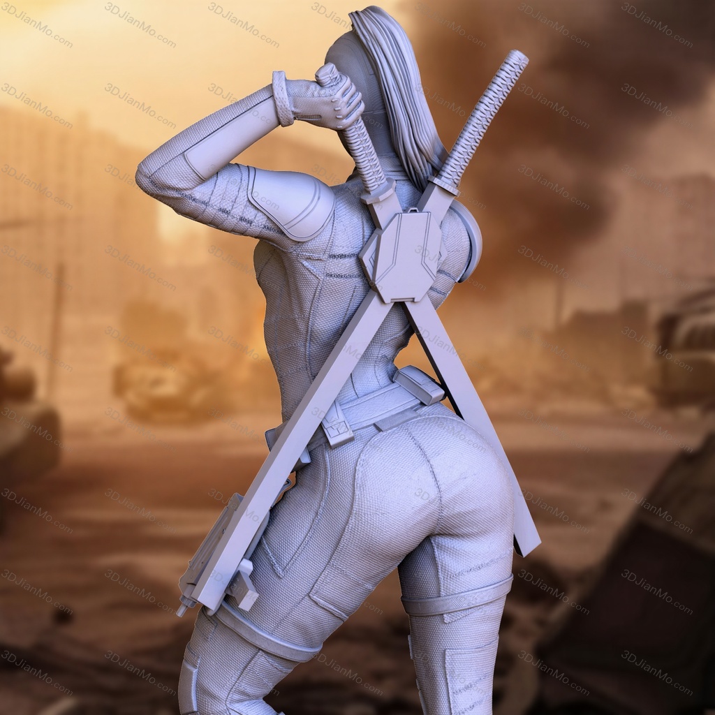 OXO3D 漫威 死侍女士