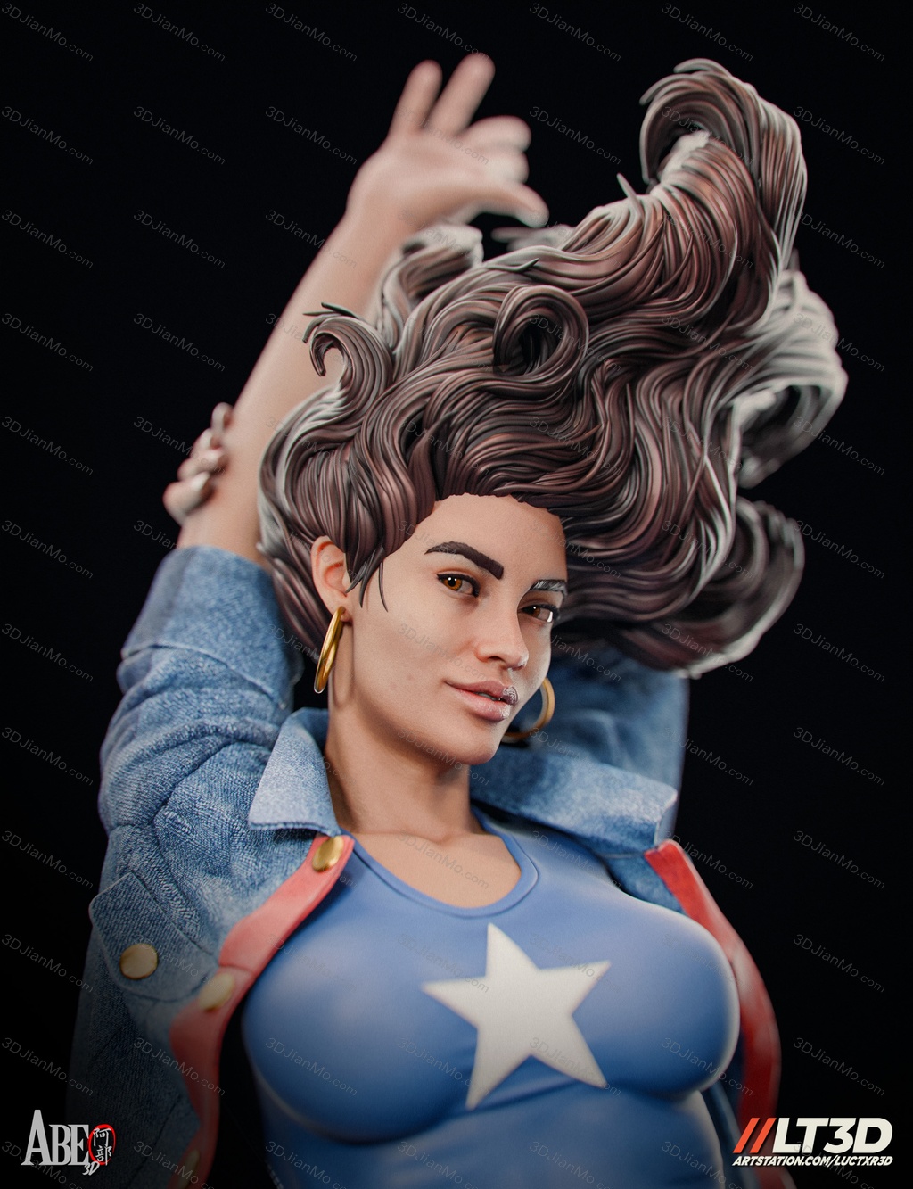 ABE3D 漫威 美国小姐 阿美莉卡·查维兹