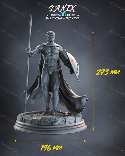 Sanix3d 斯巴达300勇士 斯巴达国王