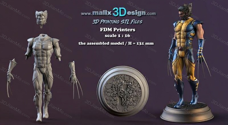 Sanix3d 漫威 金钢狼 罗根