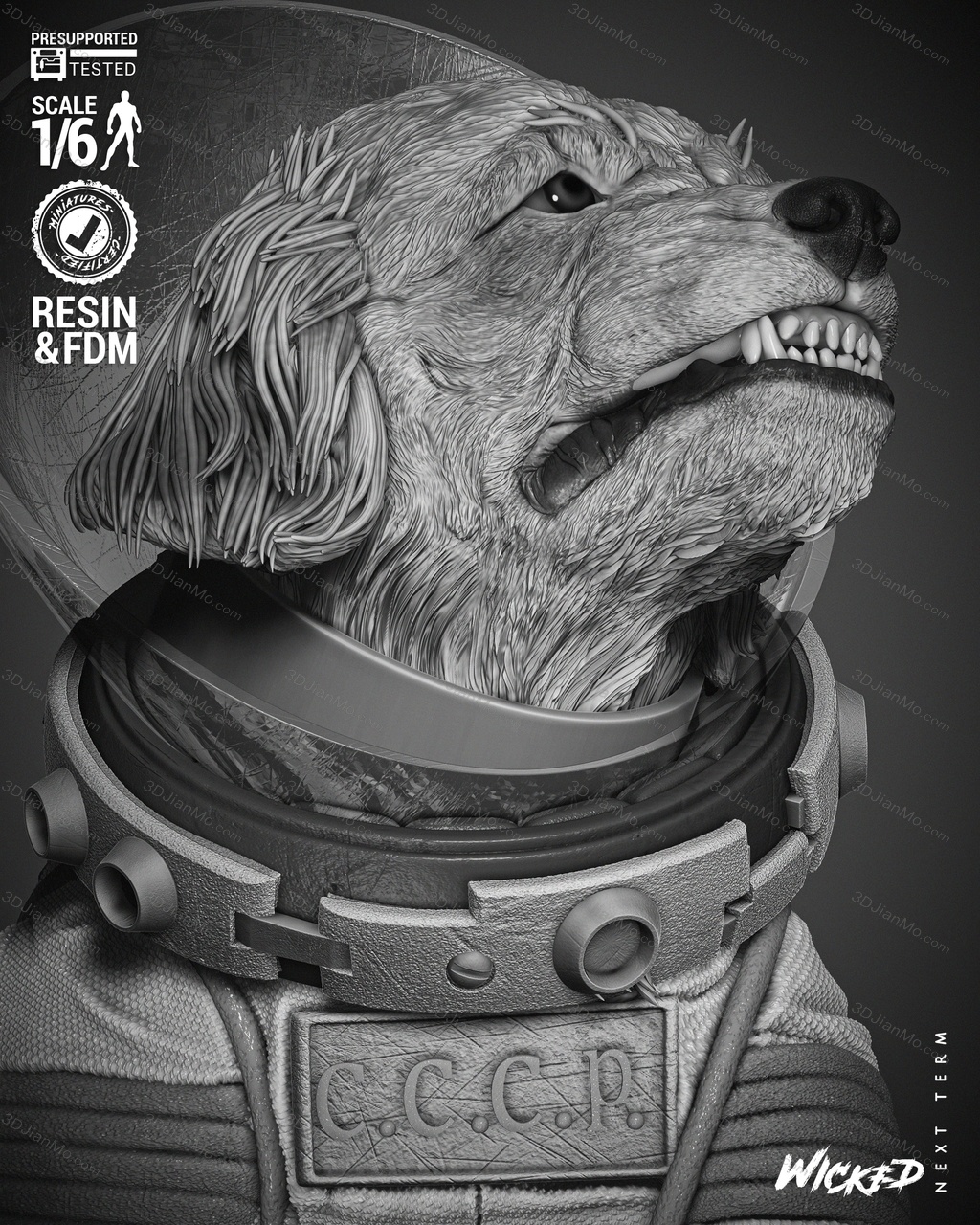 3DWicked 漫威 俄国太空狗科斯莫