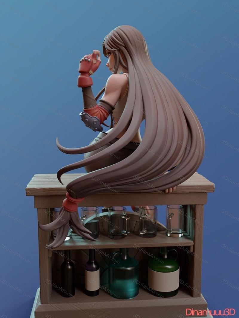 Dinamuuu 3D 最终幻想 蒂法·洛克哈特