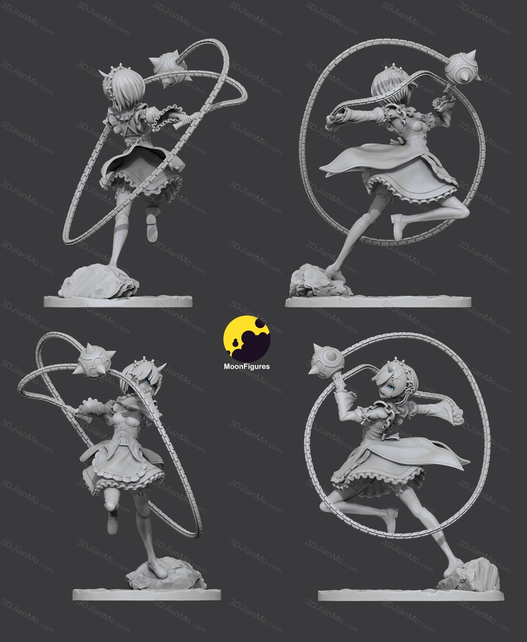 Moon Figures 从零开始的异世界生活 雷姆