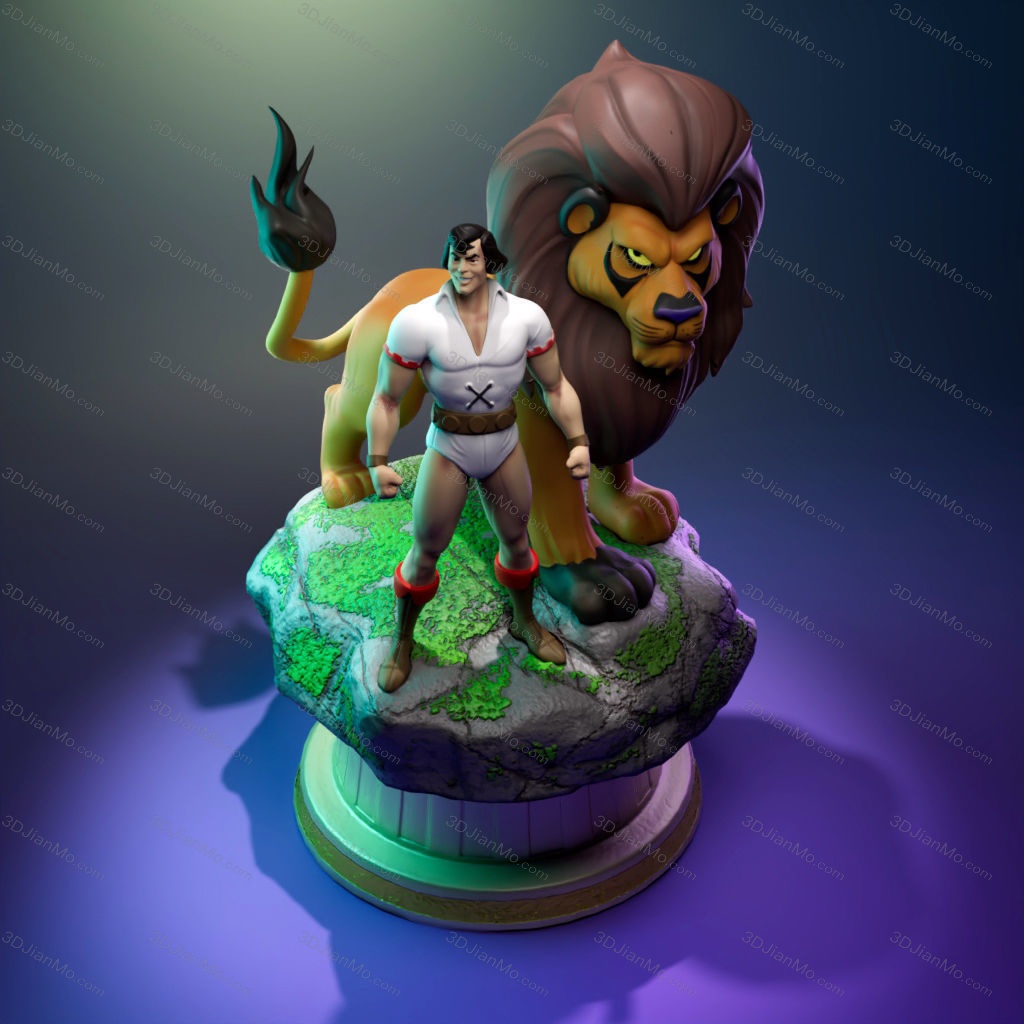 变身壮汉和巨狮