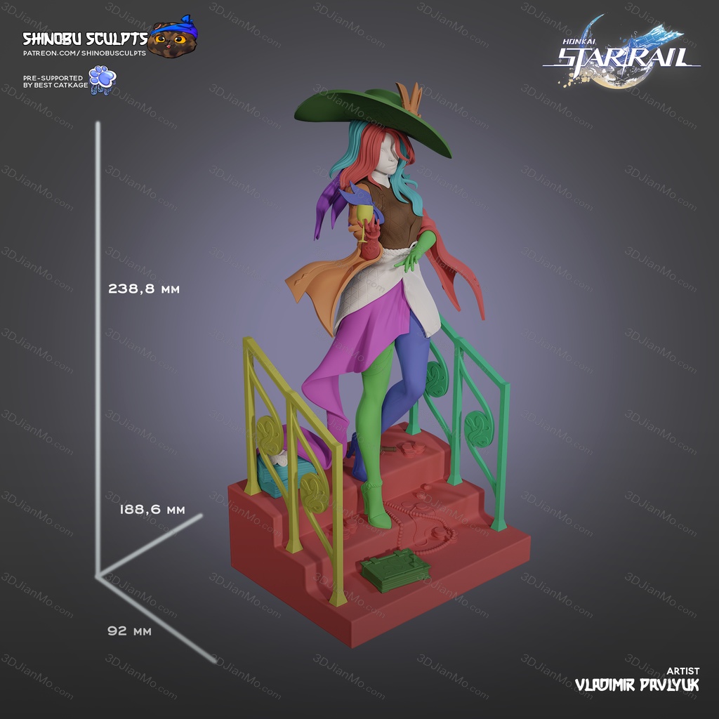 Shinobu Sculpts 崩坏：星穹铁道 翡翠