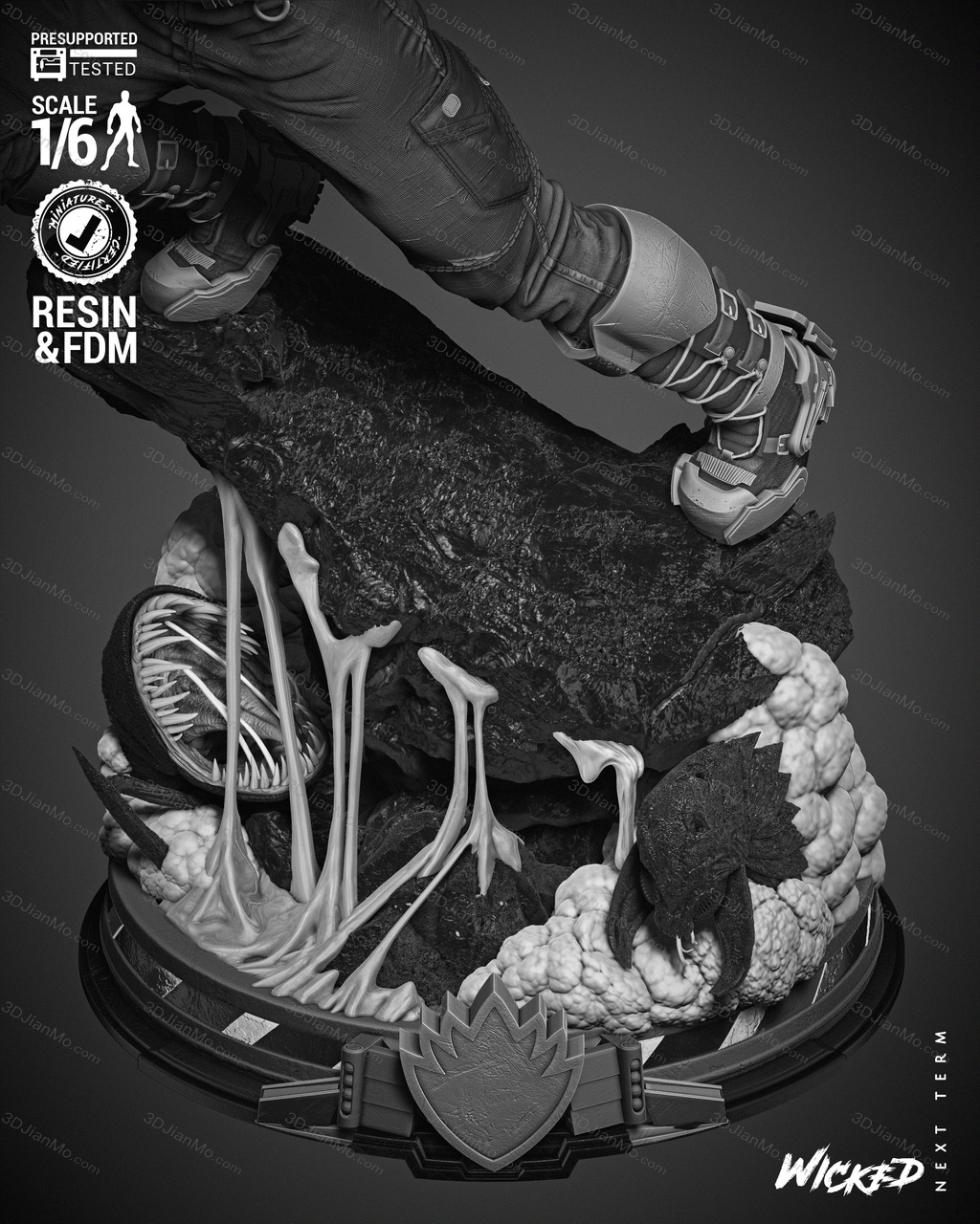 3DWicked 漫威 毁灭者德拉克斯