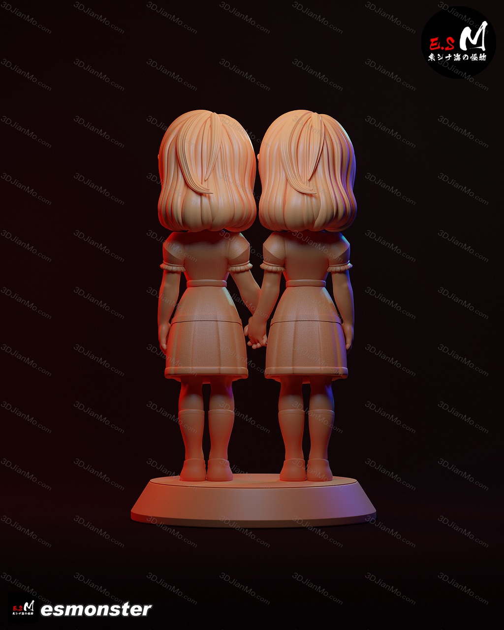 ESMonster 闪灵 双胞胎格雷迪姐妹