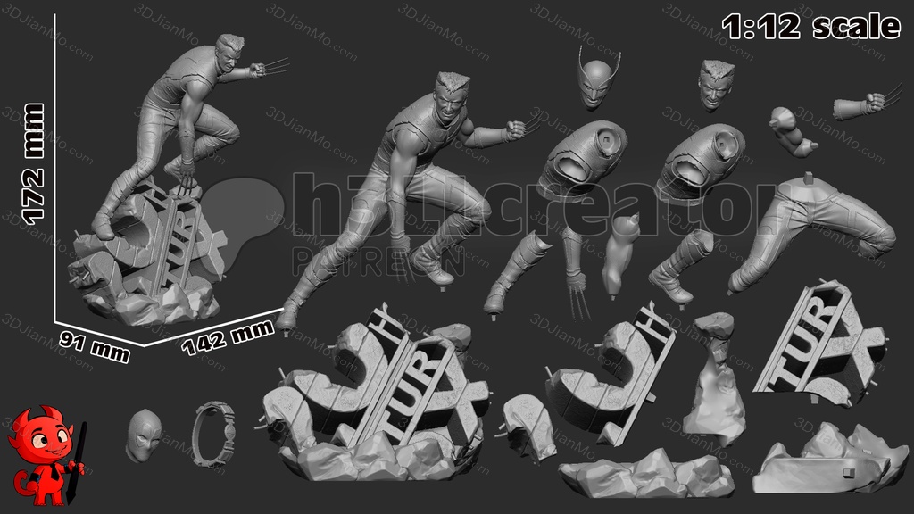 H3LL 漫威 金钢狼罗根