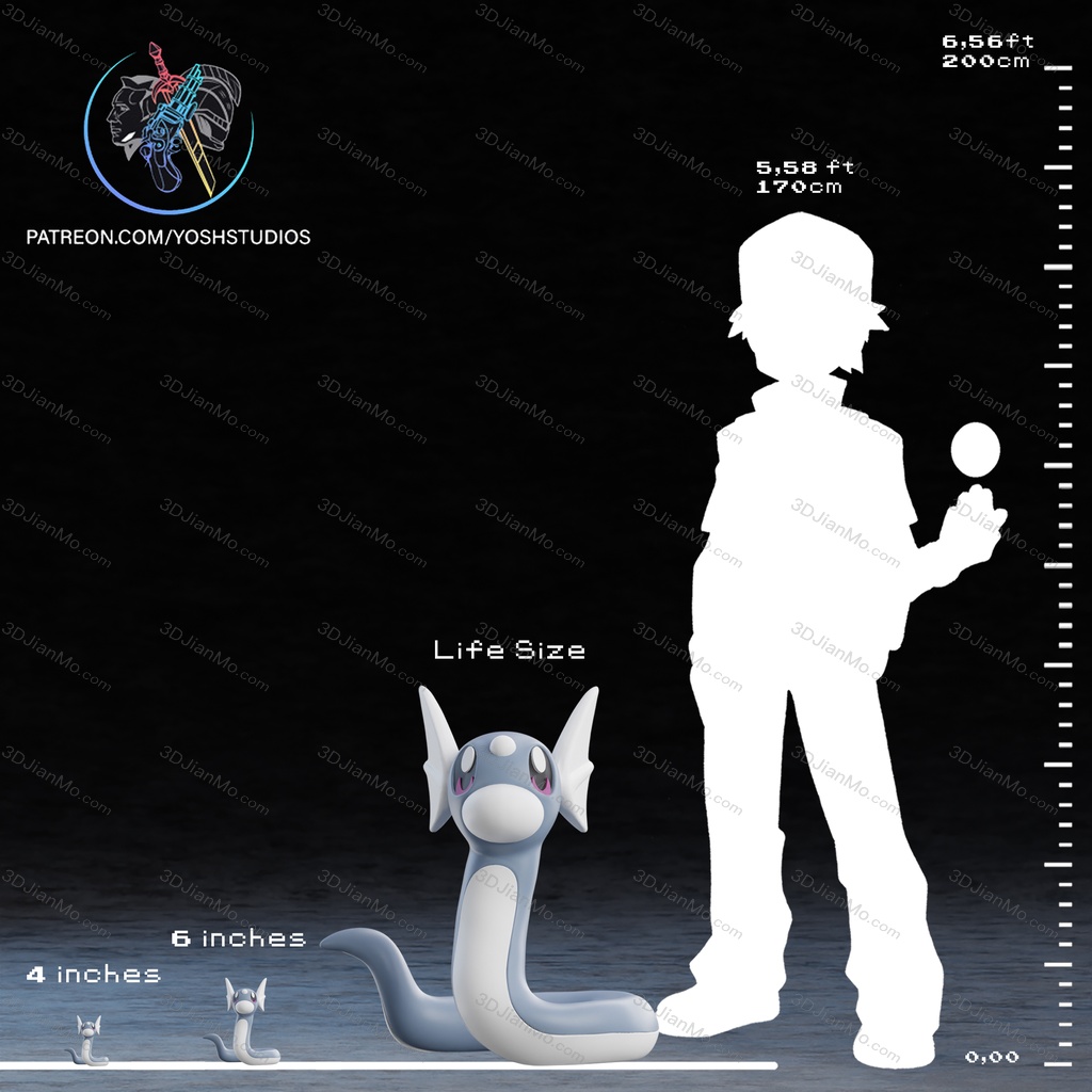 Yosh 精灵宝可梦 迷你龙