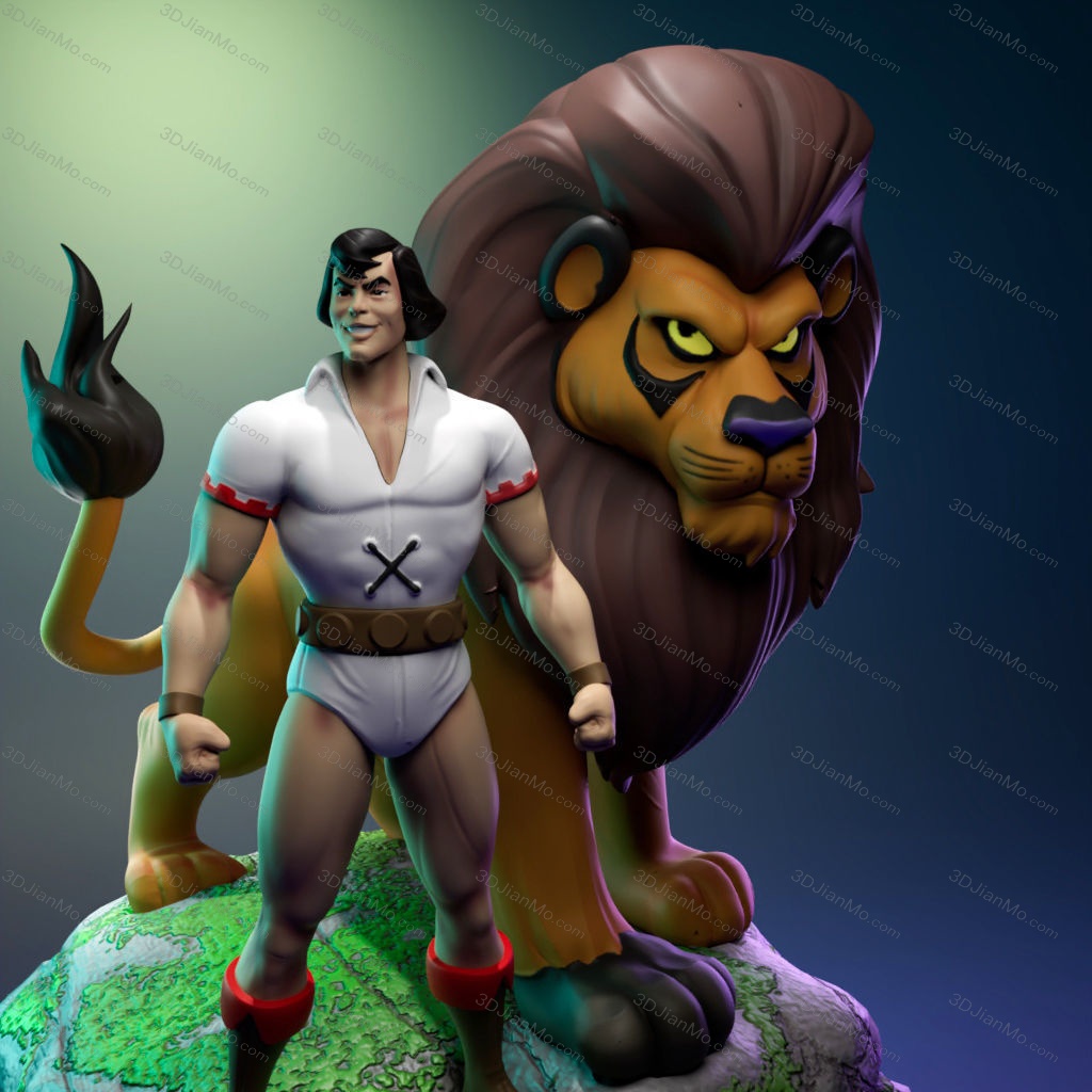 变身壮汉和巨狮