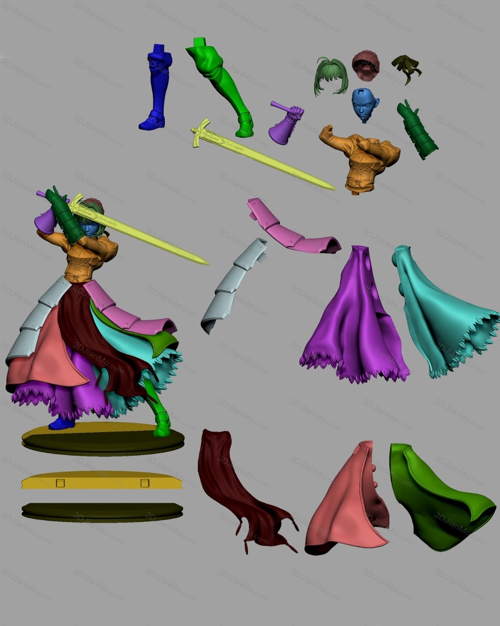 CA3D 命运之夜 阿尔托莉雅·潘德拉贡