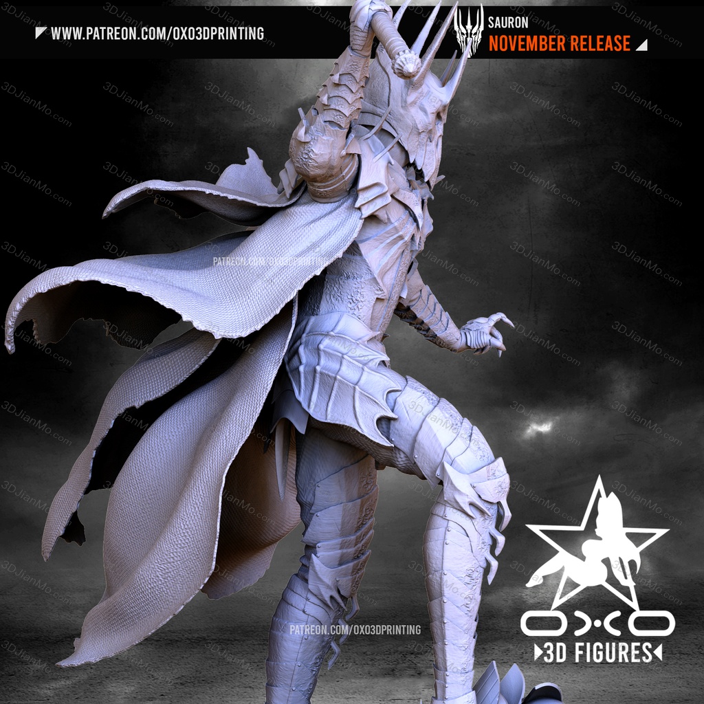 OXO3D 魔戒 魔王索伦