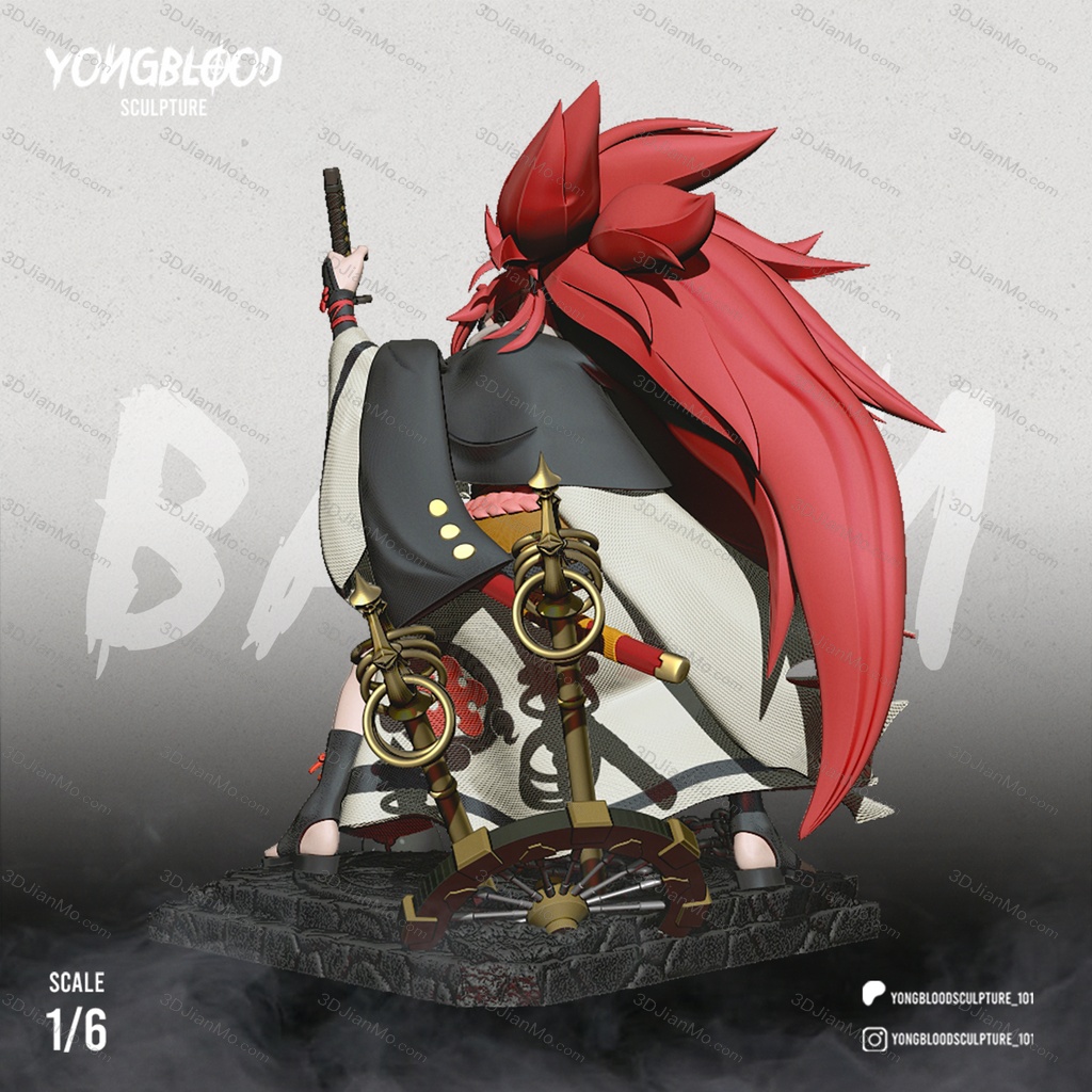 Yongblood Sculpture 罪恶装备 梅喧