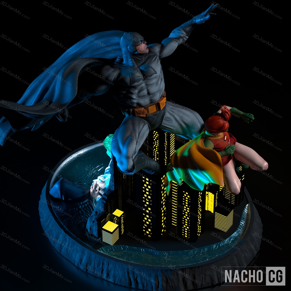 Nacho CG DC漫画 蝙蝠侠 黑暗骑士