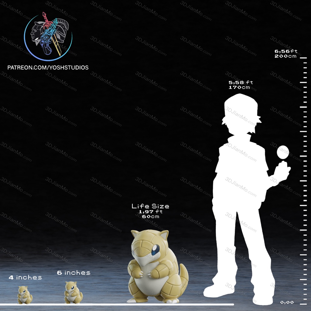 Yosh 神奇宝贝 穿山鼠