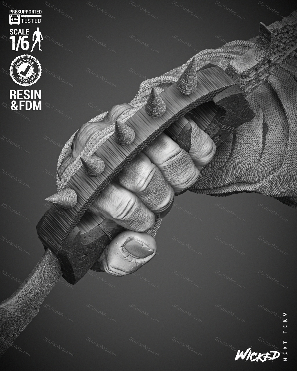 3DWicked 漫威 毁灭者德拉克斯