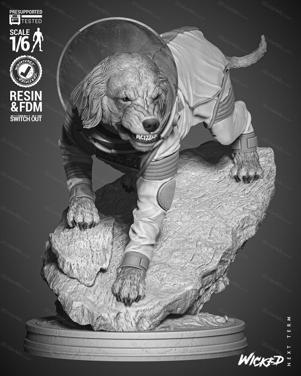 3DWicked 漫威 俄国太空狗科斯莫