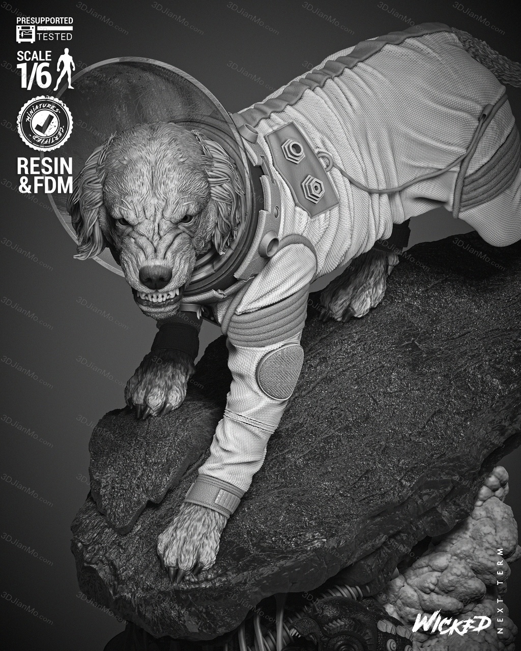 3DWicked 漫威 俄国太空狗科斯莫