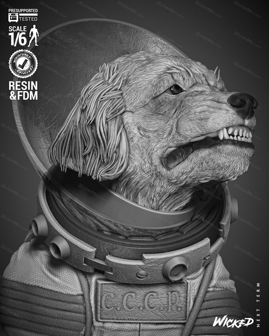 3DWicked 漫威 俄国太空狗科斯莫