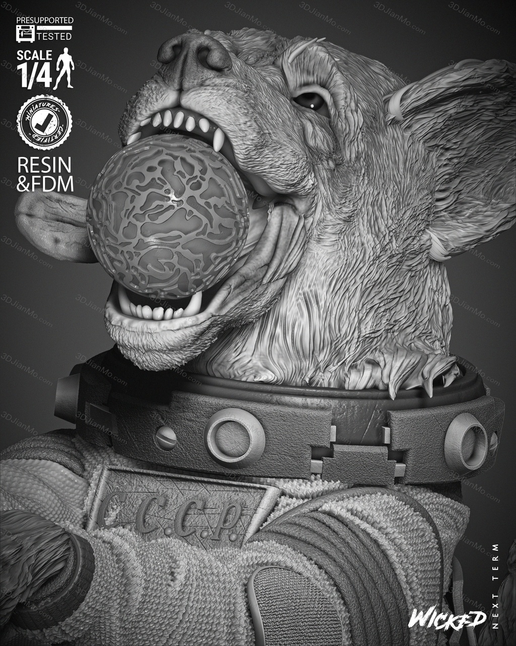 3DWicked 漫威 俄国太空狗科斯莫