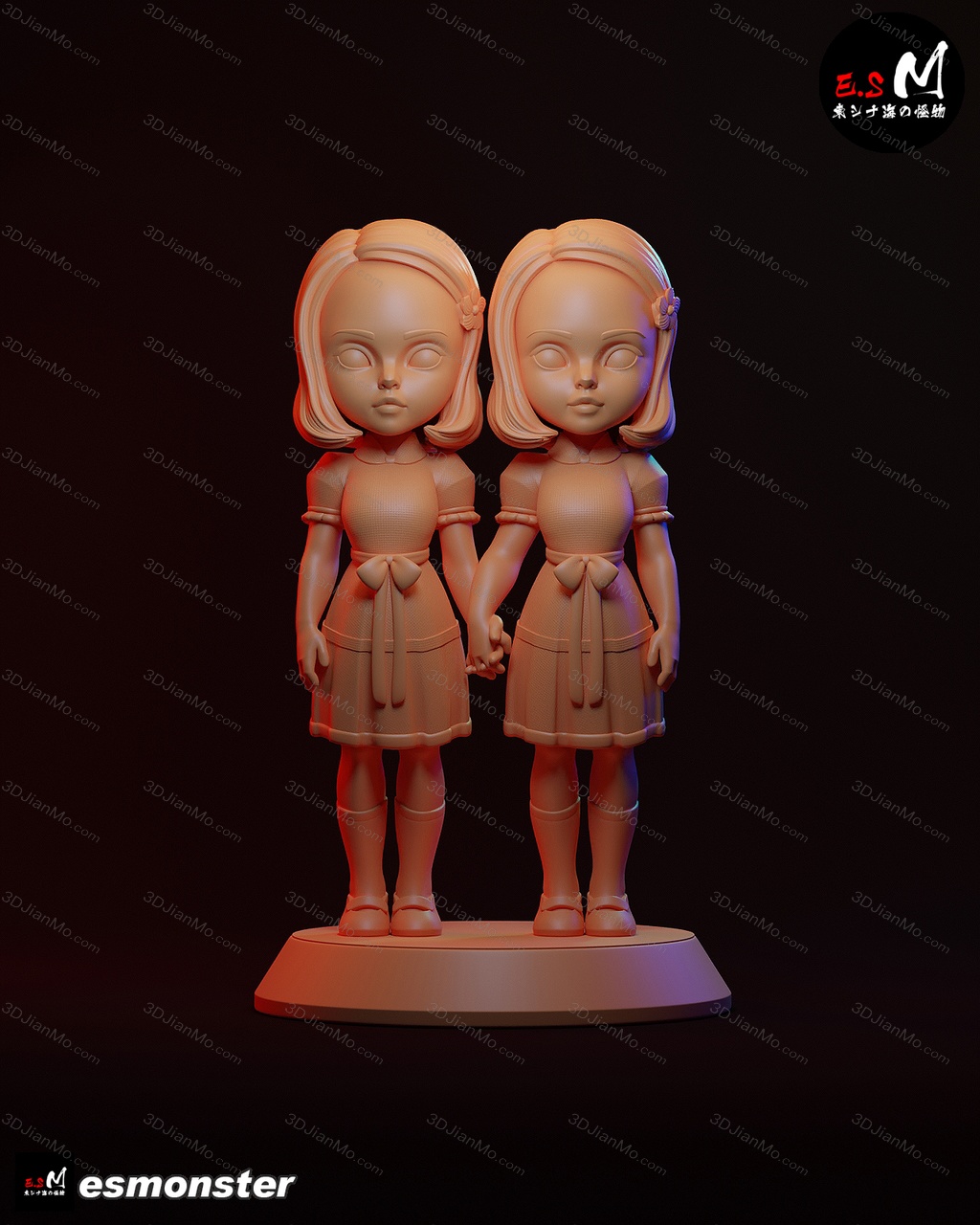 ESMonster 闪灵 双胞胎格雷迪姐妹