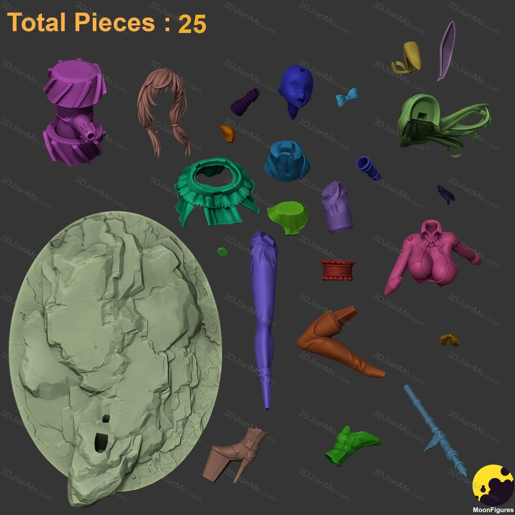 Moon Figures 平凡职业造就世界最强 希娅·哈乌利亚