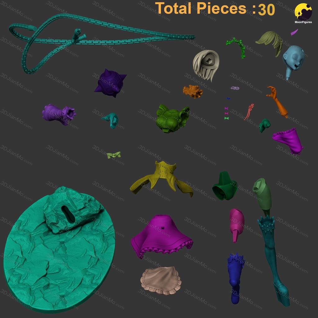 Moon Figures 从零开始的异世界生活 雷姆