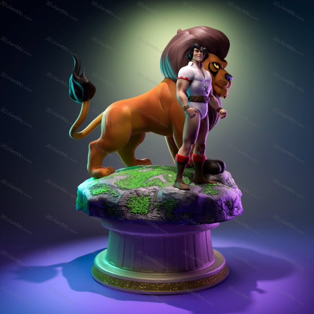 变身壮汉和巨狮