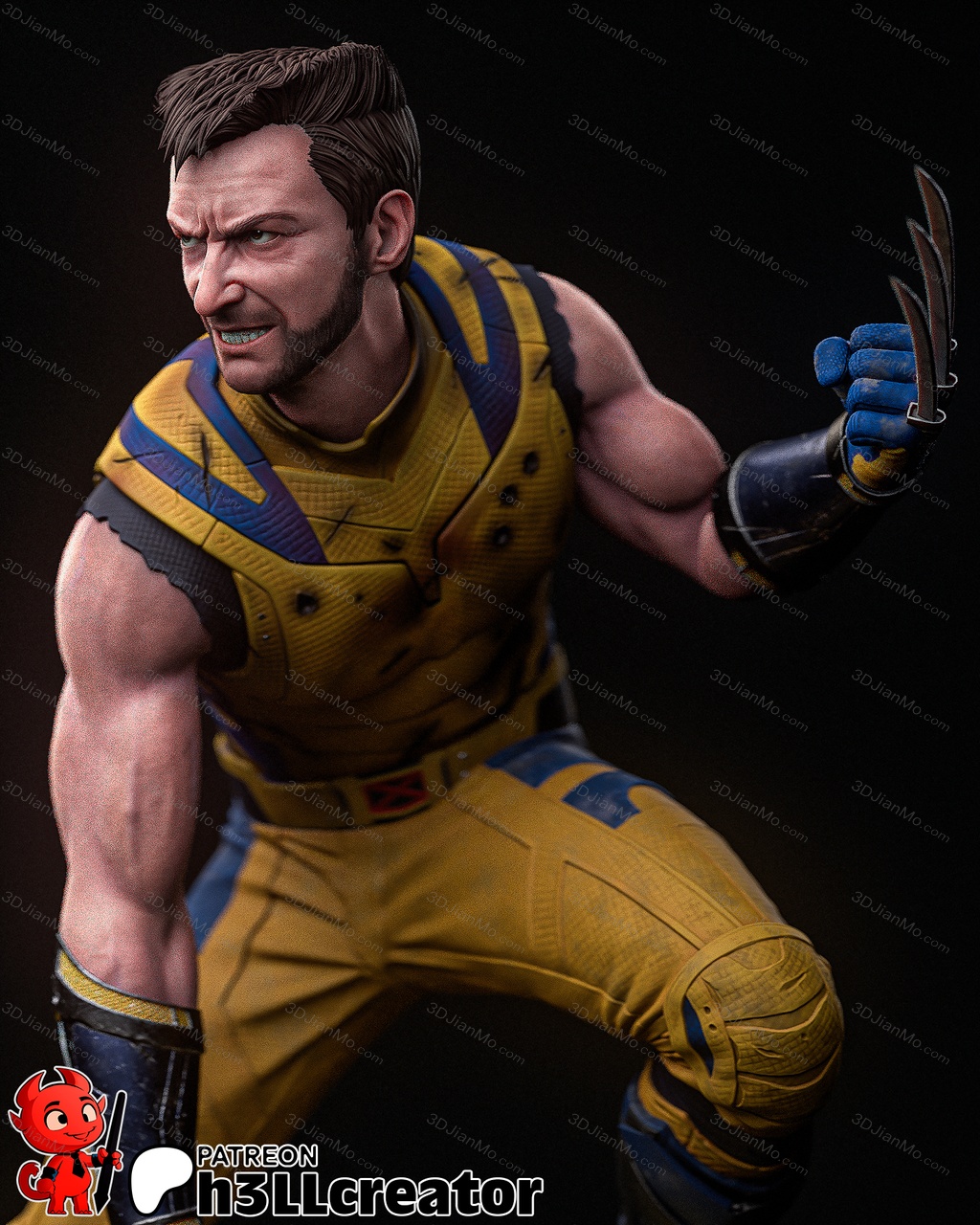 H3LL 漫威 金钢狼罗根