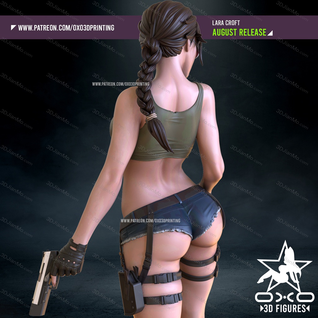 OXO3D 古墓丽影 劳拉·克劳馥