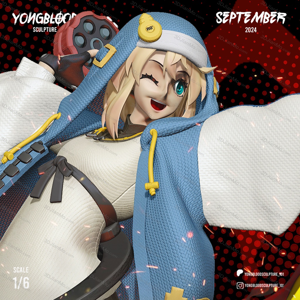 Yongblood Sculpture 罪恶装备 布里吉特