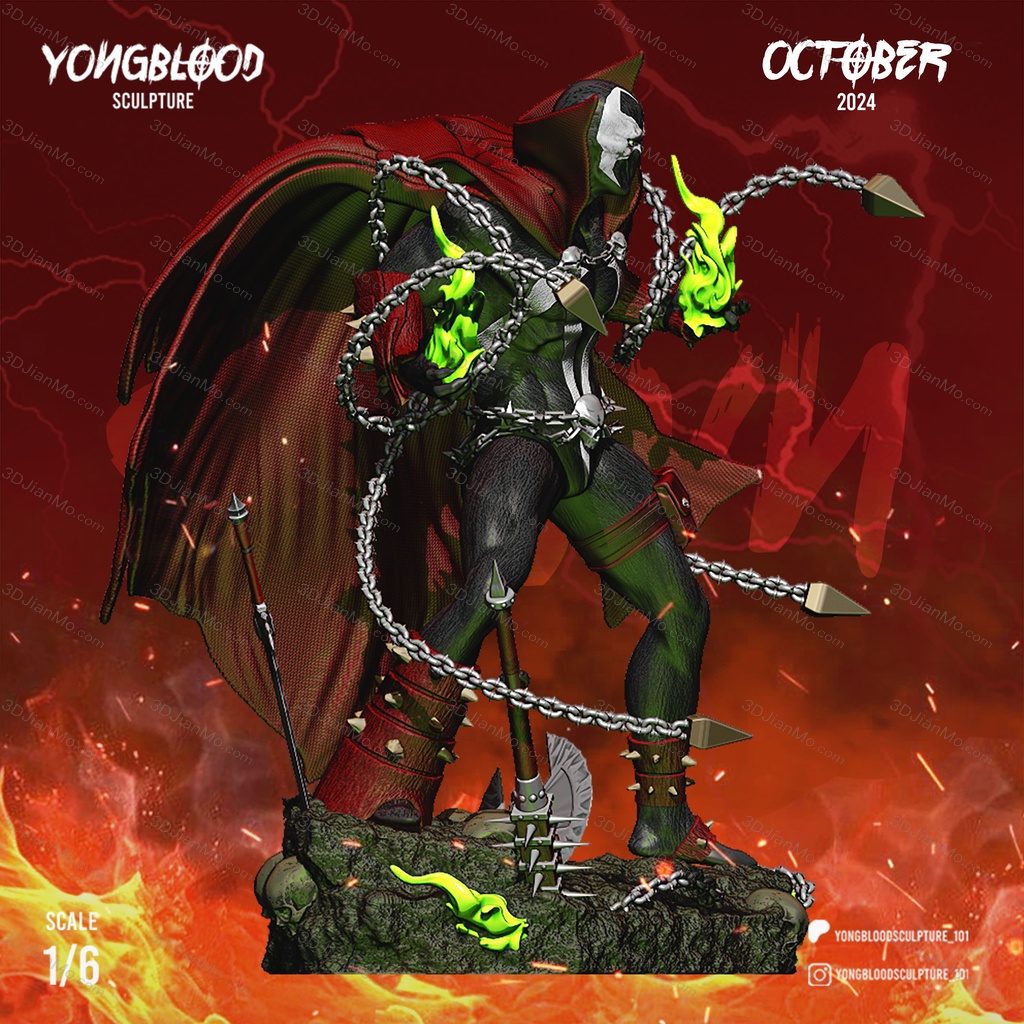 Yongblood Sculpture 再生侠