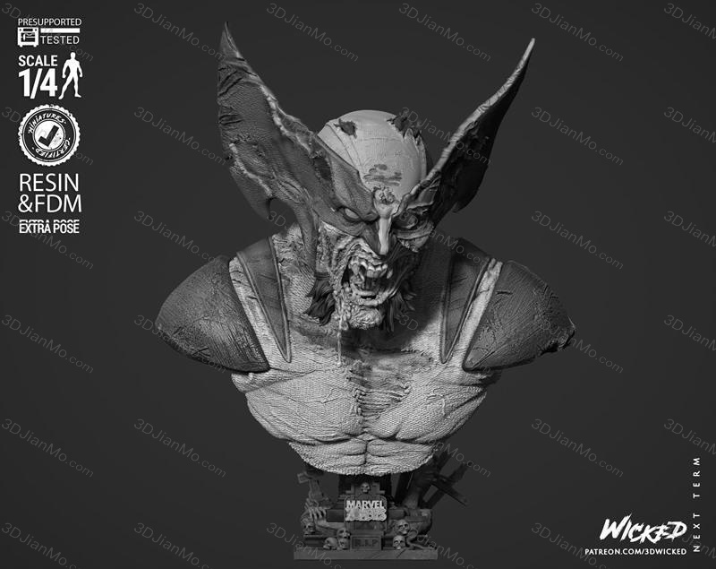 3DWicked 漫威 金钢狼