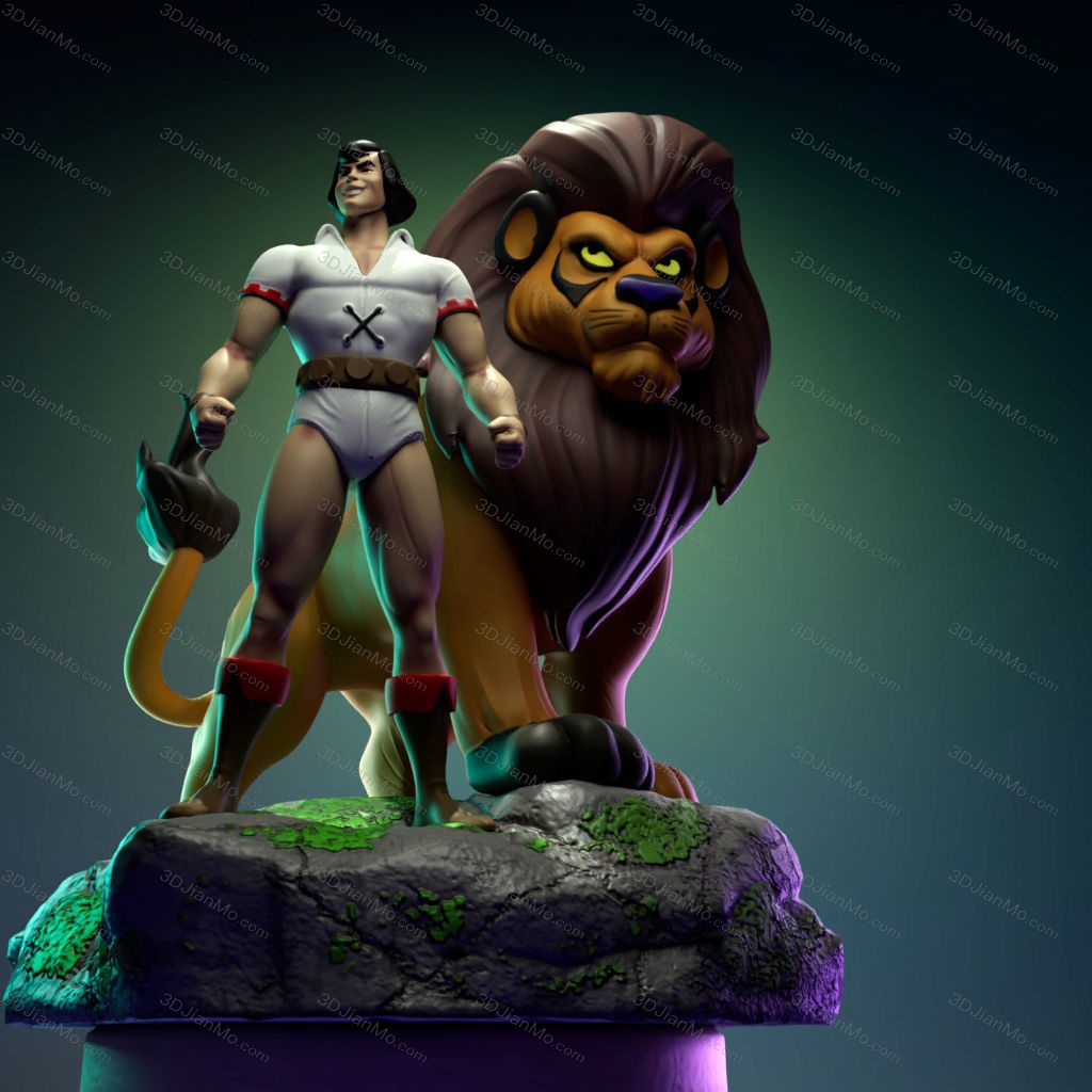 变身壮汉和巨狮