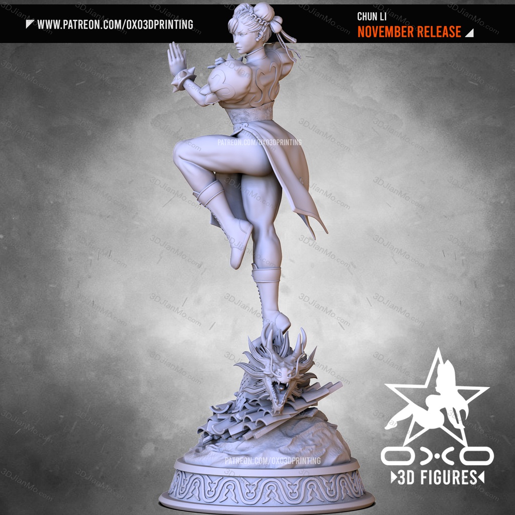 OXO3D 街头霸王 春丽