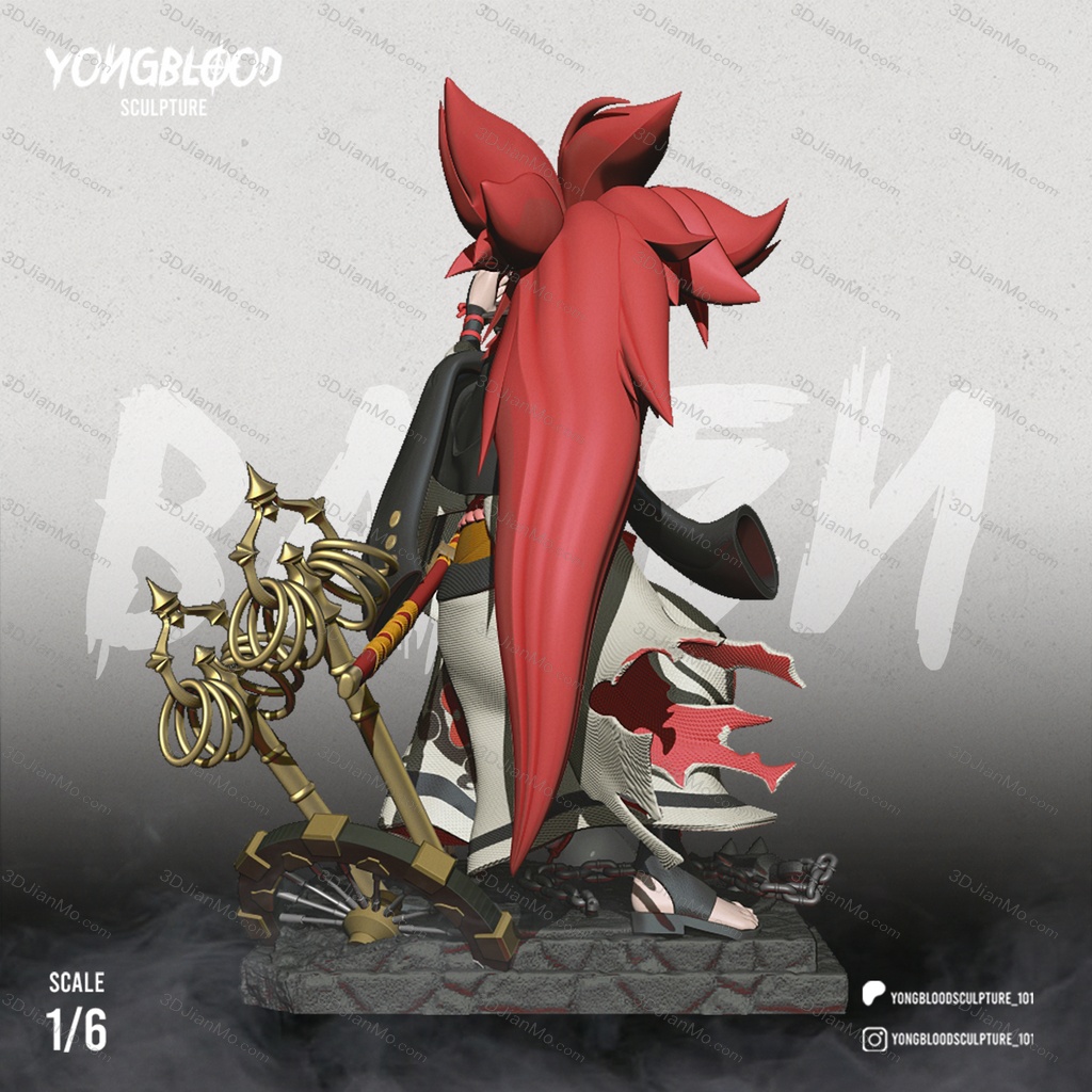 Yongblood Sculpture 罪恶装备 梅喧