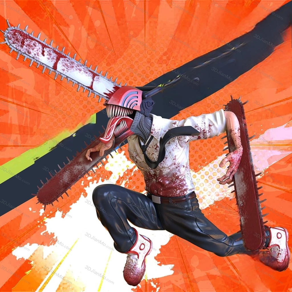 OXO3D 电锯人 玛奇玛和电次