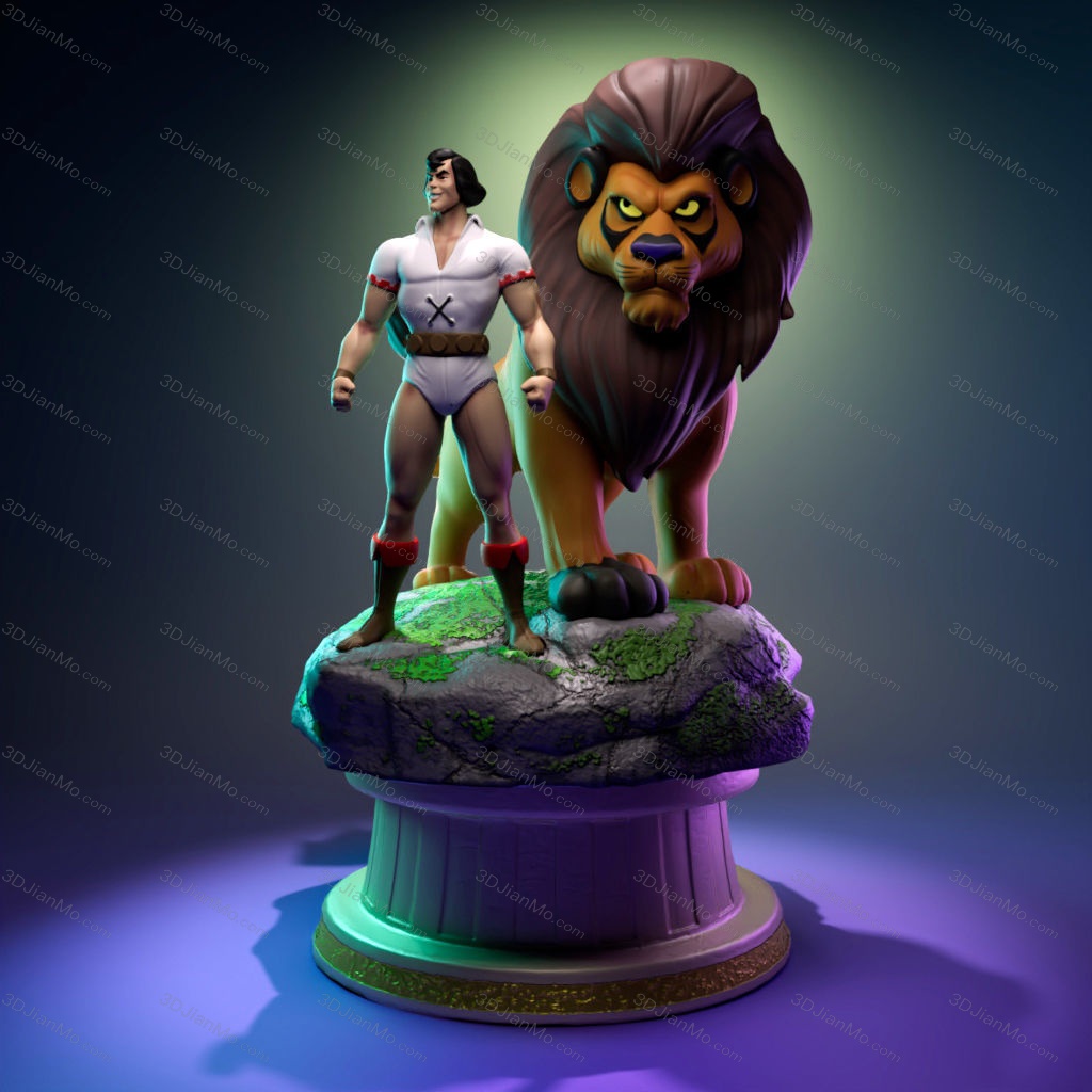 变身壮汉和巨狮