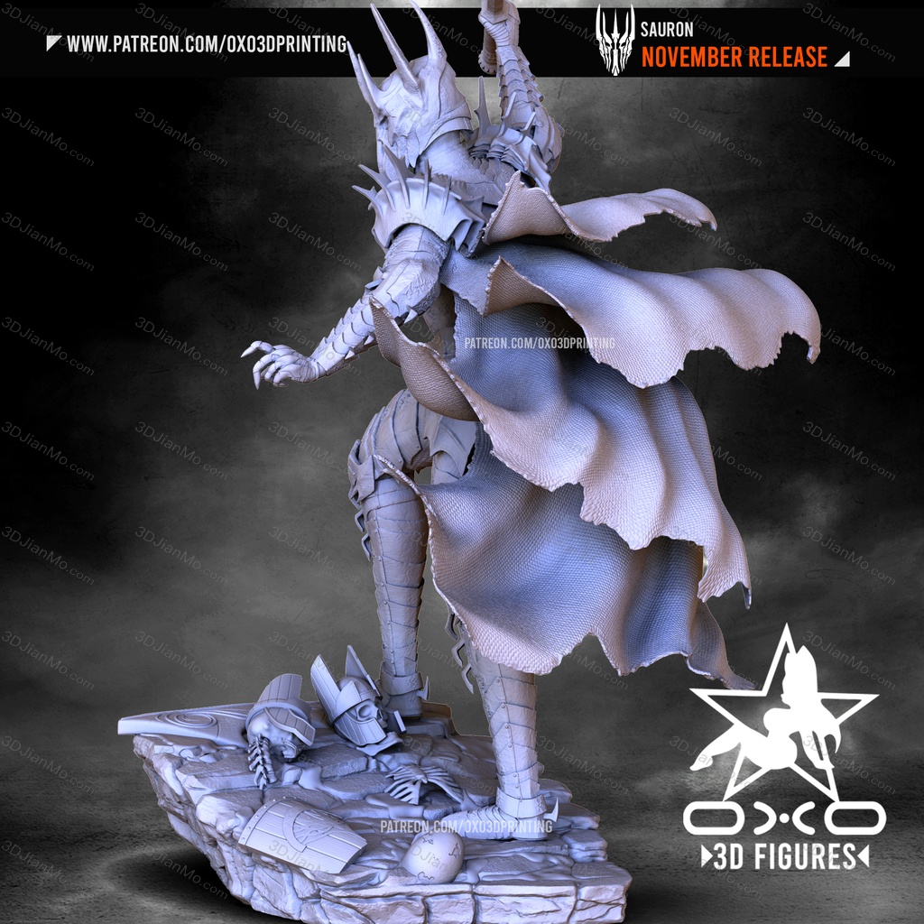 OXO3D 魔戒 魔王索伦