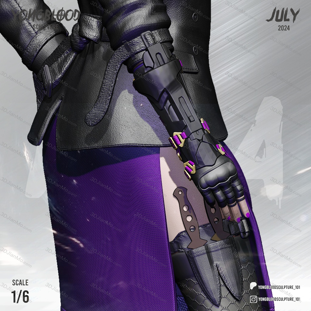 Yongblood Sculpture 铁拳 妮娜·威廉姆斯