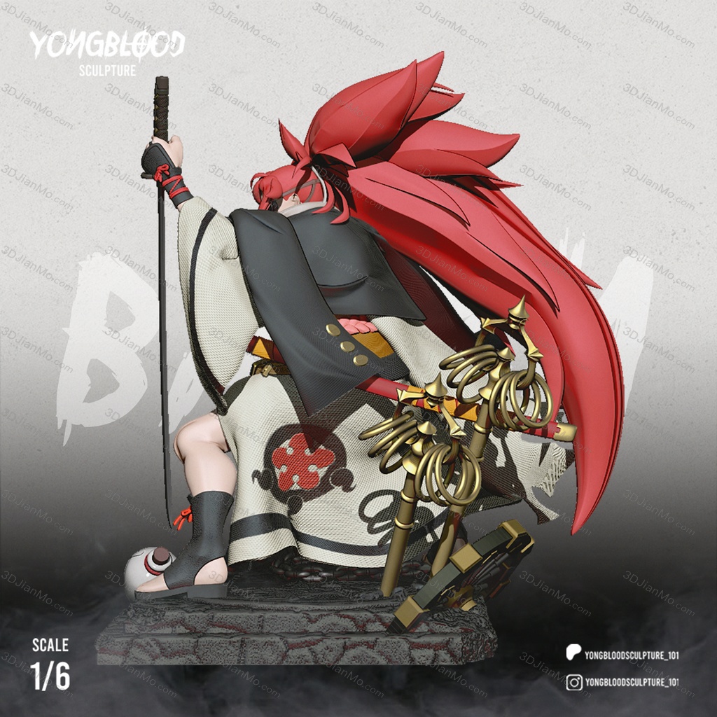 Yongblood Sculpture 罪恶装备 梅喧