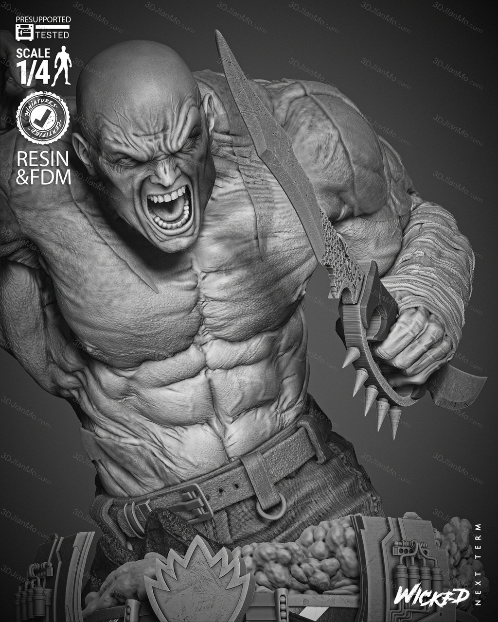 3DWicked 漫威 毁灭者德拉克斯